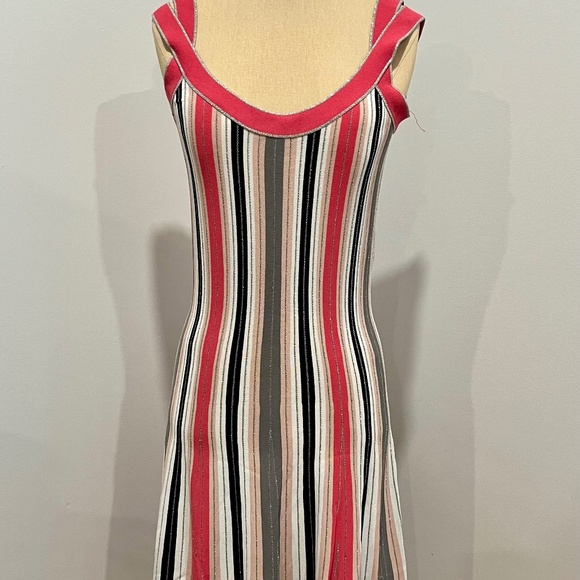 D. Exterior Dresses & Skirts - D. Exterior Bodycon Fun Metallic Summer Dress - Slip On XS